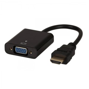 تبدیل HDMI به VGA به همراه کابل AUX - با پاور